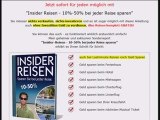 Insider Reisen - 10%-50 bei Reisen sparen