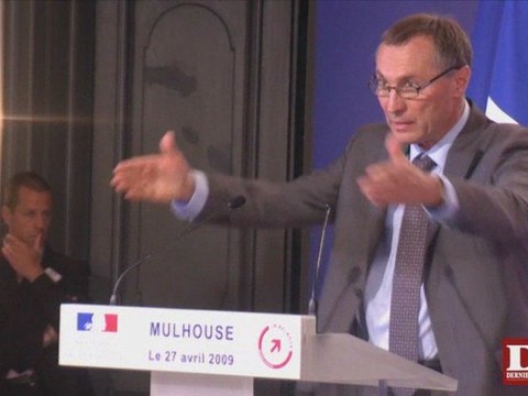 Jean-Marie Bockel évoque le plan de relance à Mulhouse