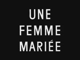 TRAILER GODARD 1964 UNE FEMME MARIEE FILM CLIP CINEMA FRANCE