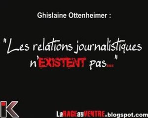 Ottenheimer : "Les relations journalistiques n'existent pas"
