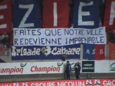 Tifo Béziers - Montauban Saison 2005/2006