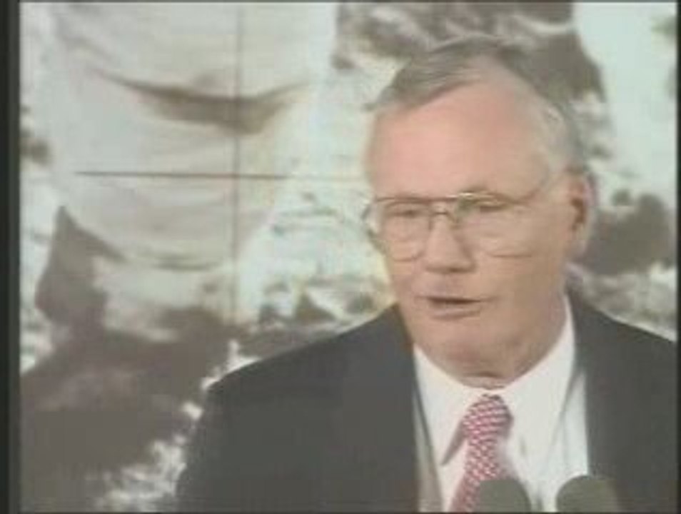 Neil Armstrong's cryptic speech
