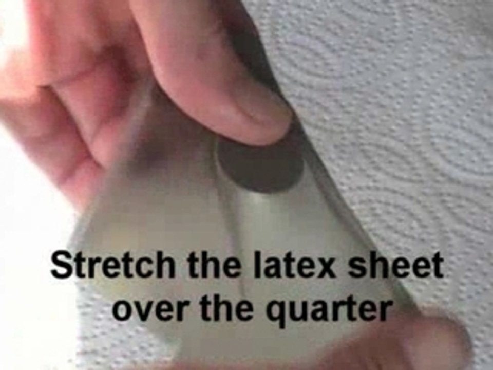 Coin Penetration magic trick
