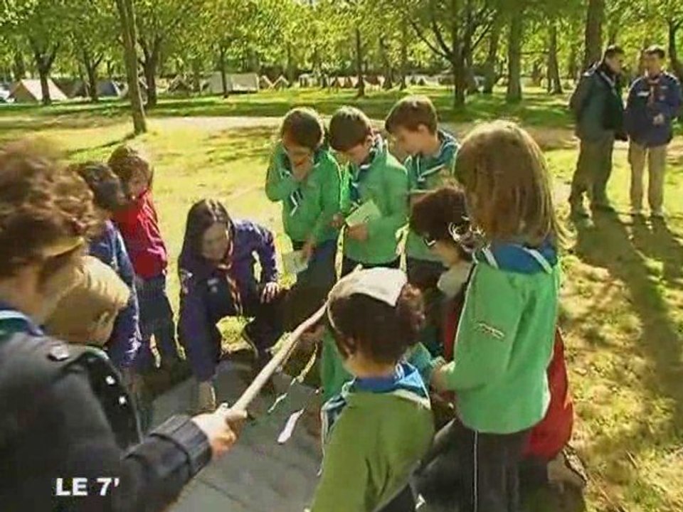 Rassemblement de scouts à Angers