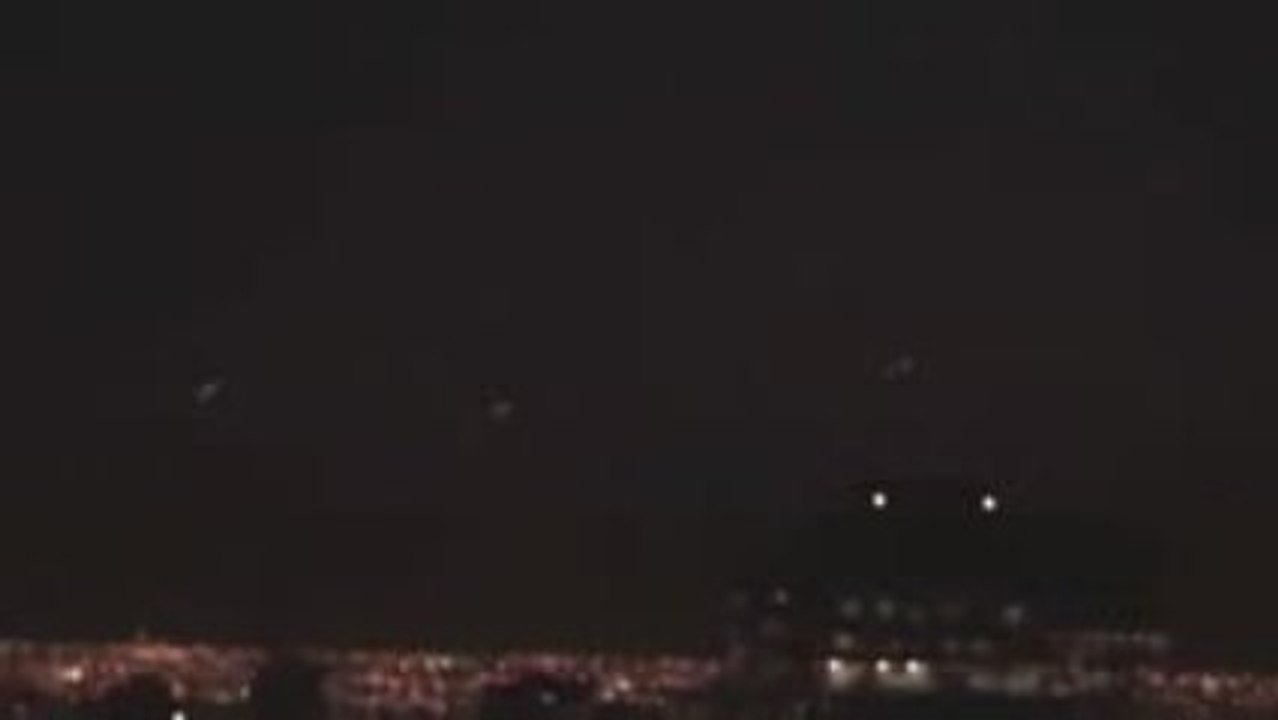 Incroyable Flotte Ovnis 09 decembre 2008 Santiago Chili