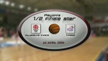 LFB 2008 2009 : PLAYOFFS 1/2 FINALE ALLER ESBVA / TARBES