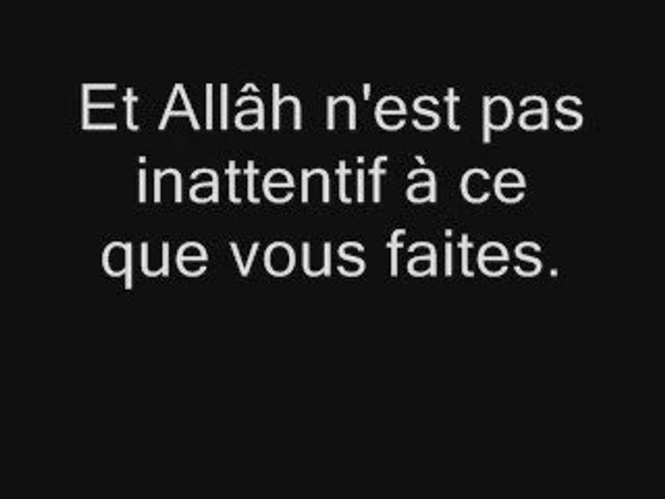 003 Al Imran (La Famille d'Imran) Verset 093 à 154