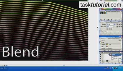 Create stylish blend curves in illustrator - Tutorial