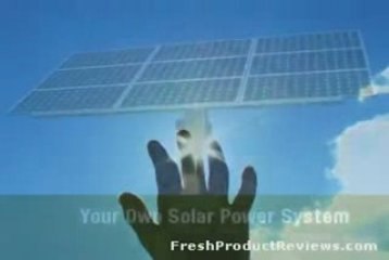 Homemade Solar Power Systems
