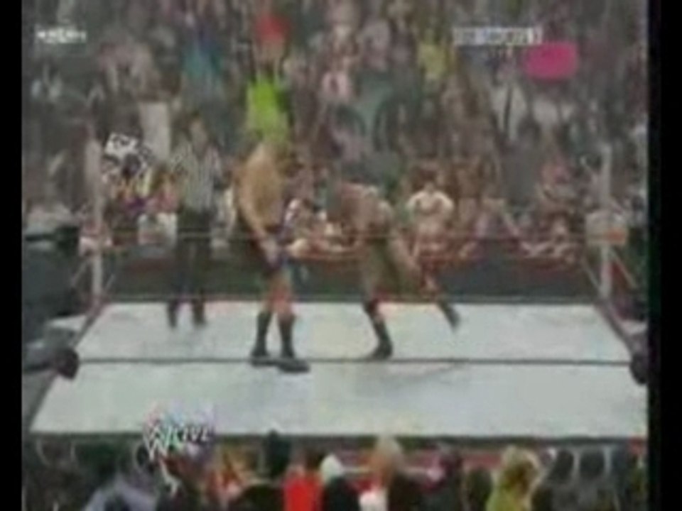 Batista spears The Big Show