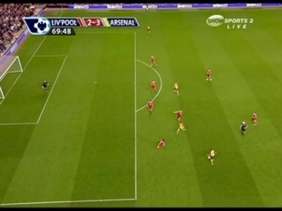 Liverpool 4-4 Arsenal 3rd goal of arshavin
