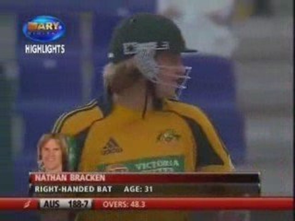 Pak v Aus 3rd ODI Pt 3