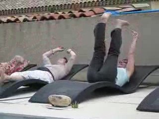 Séance gym ! Merci Ludi !