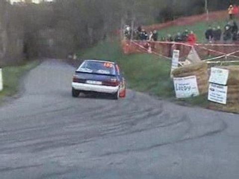rallye charbonniere 2009 ES 2 equipage deplatiere R11 turbo