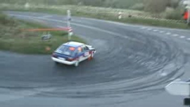 rallye charbonniere 2009 ES 2 equipage deplatiere R11 turbo