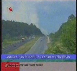 Otoban Agaclandirmasi-DuzceTV haberi