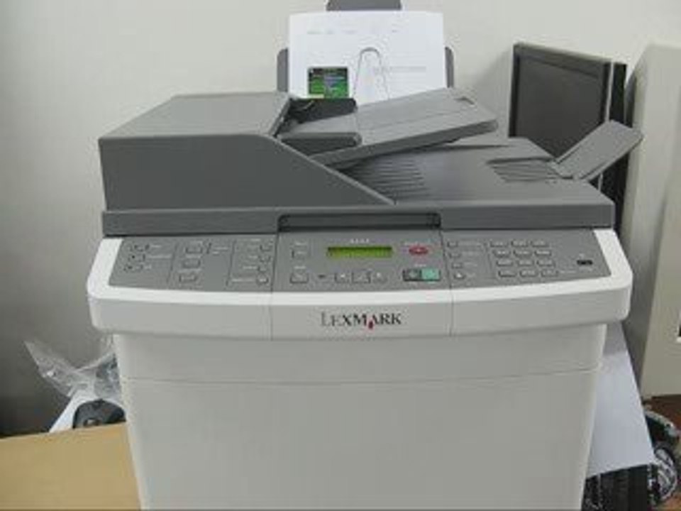 Lexmark X544_video