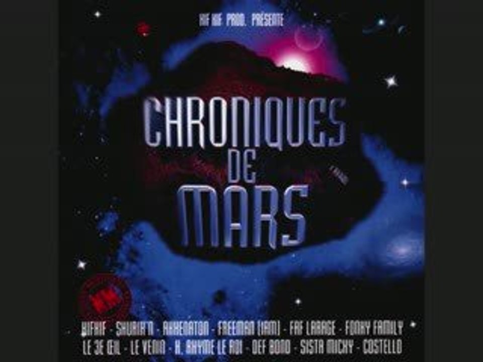 CHRONIQUES DE MARS - le mégotrip.....