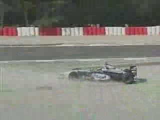 F1 Monza 1998 Hakkinen huge off
