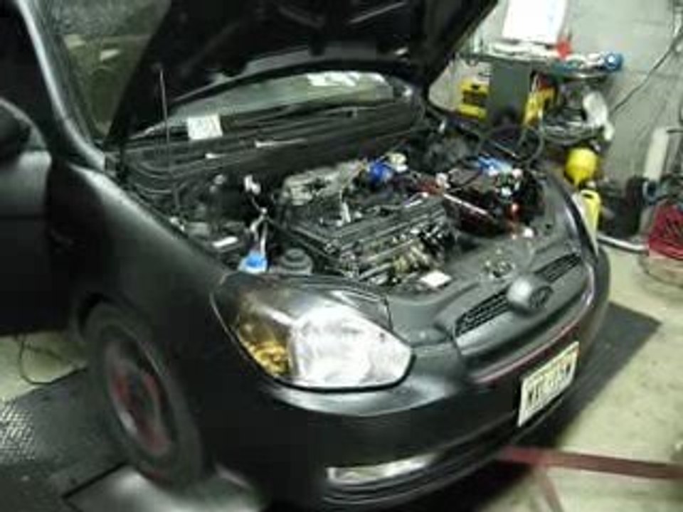2007 Hyundai Accent Dyno Run