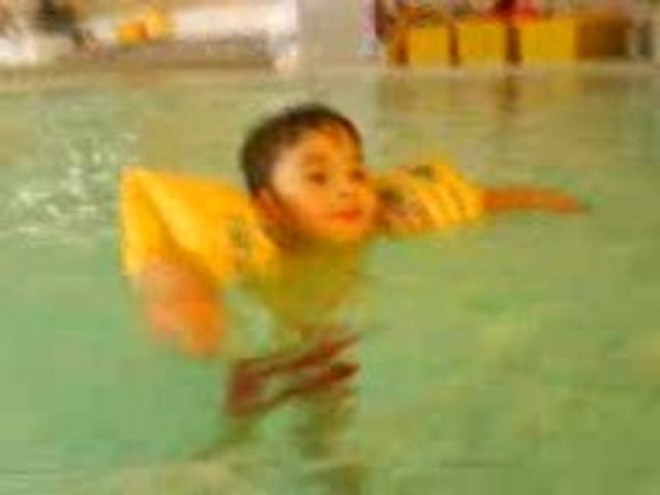 Maxime à la piscine