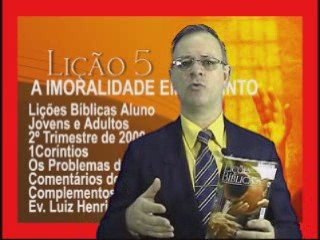 Imoralidade Corinto 3pte Licao5 2Trim2009 EvHenrique