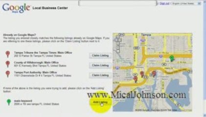 How to submit to Google Local Search Video