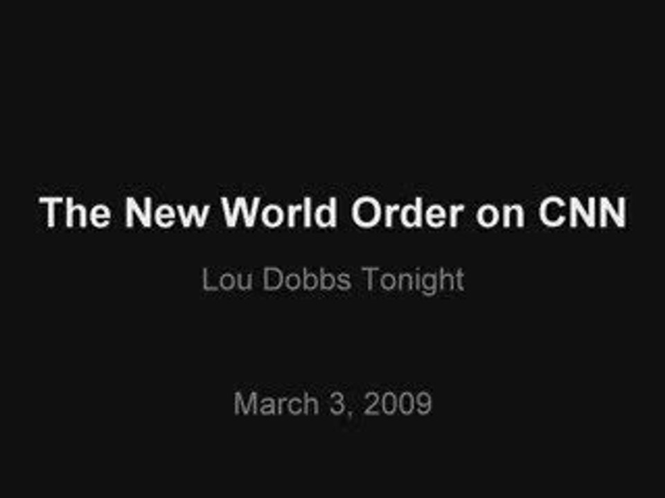 Brown and Obama  the New World Order