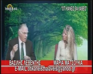 ΤΗΛΕΦΩΣ TV. 26 Απριλίου 2009. Βασίλης Λεβέντης