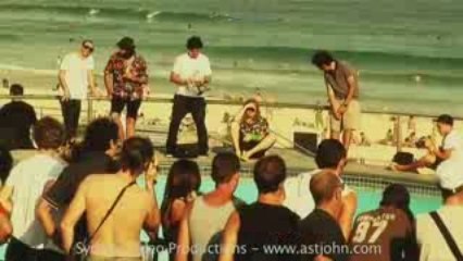 Pro skaters big bowl session Bondi Beach Sydney