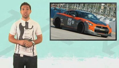 Green Nissan 370Z, Gumball 3000, Fiat Coming to America -...