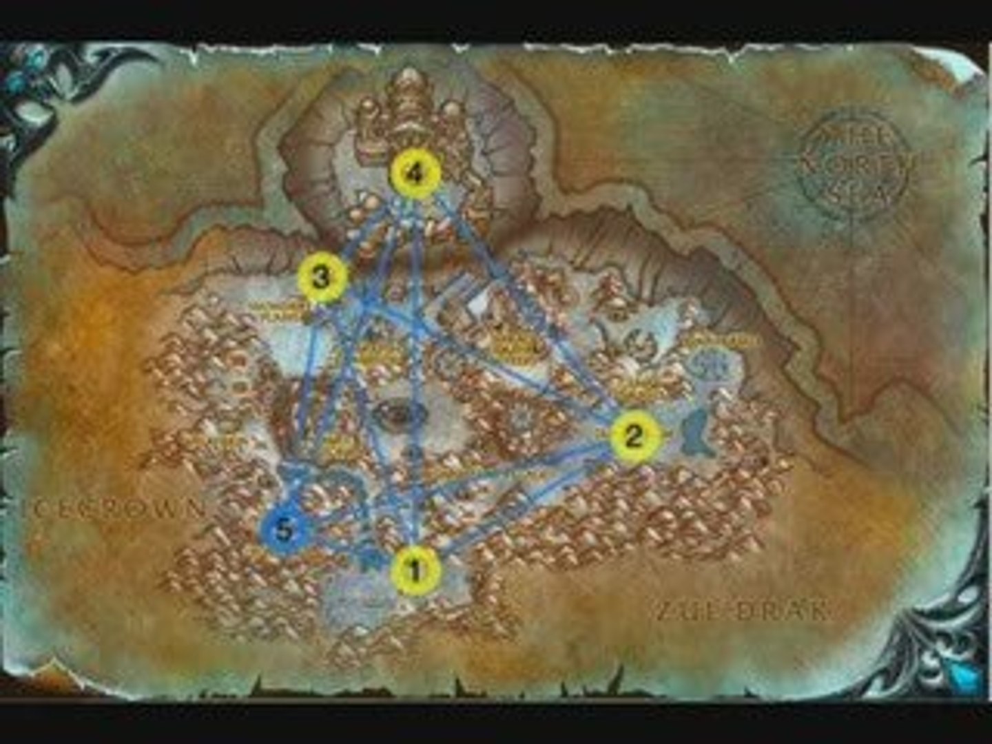 World of Warcraft Alliance Flight Paths - BC & WoTLK - video ...