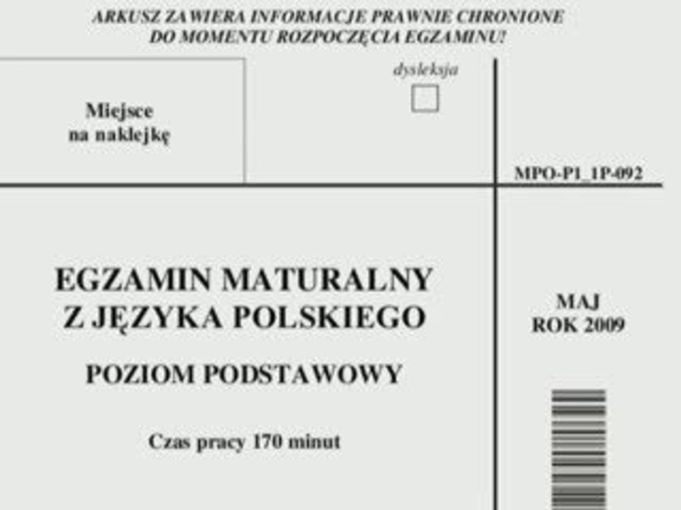 Matura 2009 w Mielcu