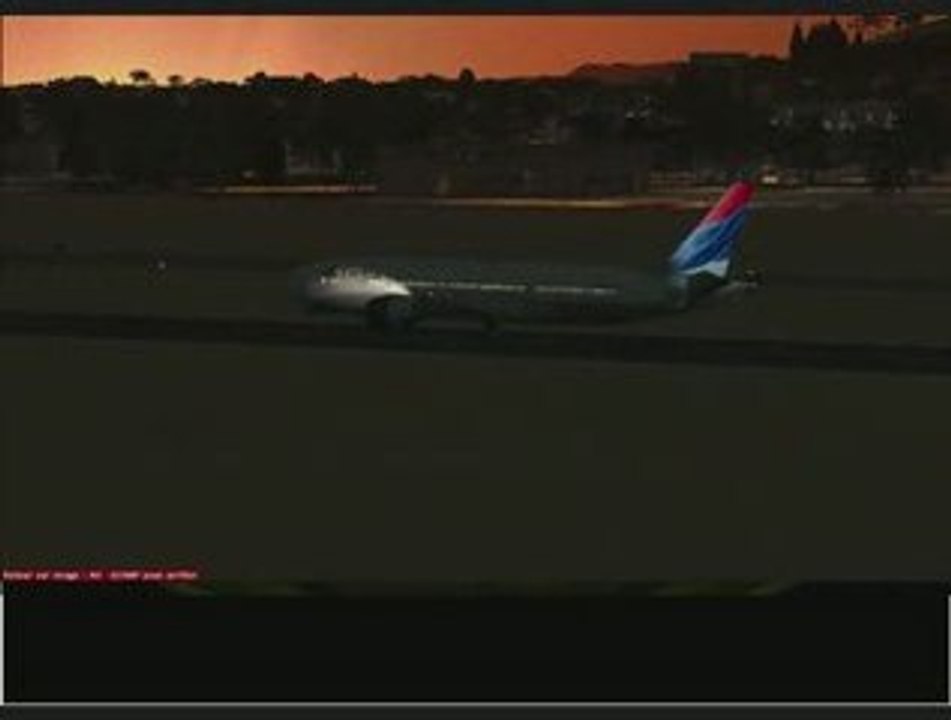 FSX - Décollage B777 Wilco