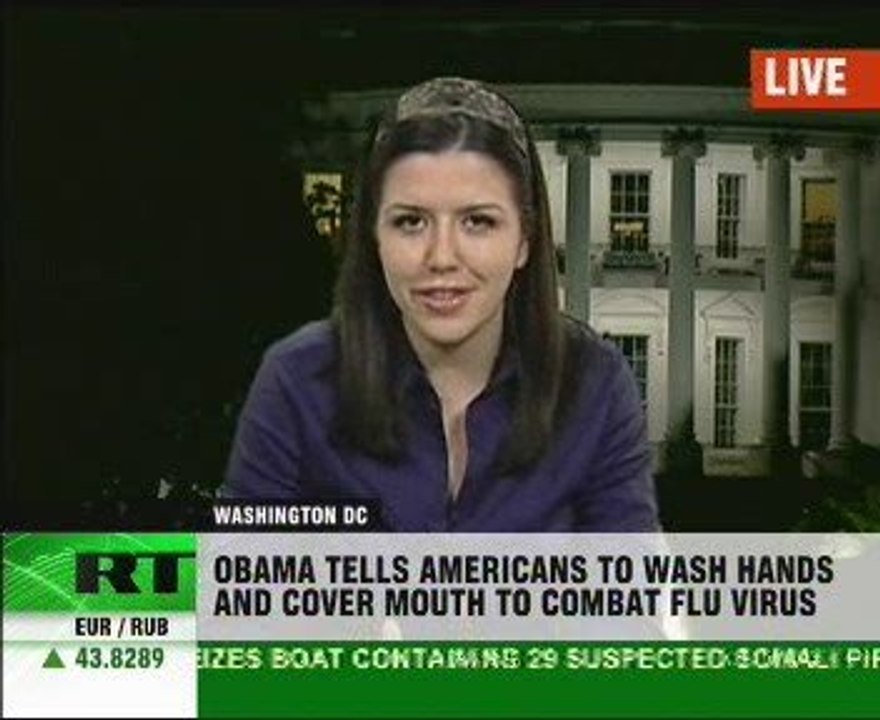 Obama talks swine flu, wars and crisis