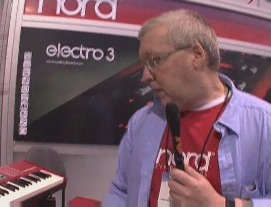 Clavier Nord Electro 3 au NAMM09 (La Boite Noire)