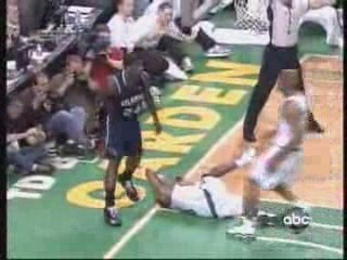 Marvin Williams Hard Foul on Rajon Rondo in Game 7