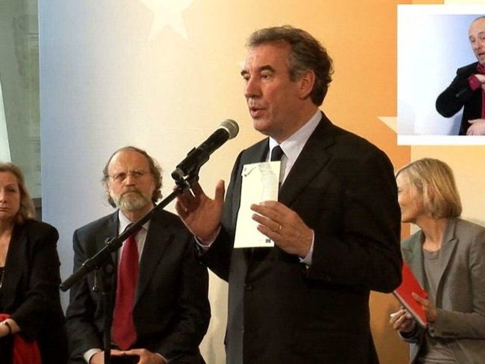 François Bayrou: Convention thématique Grenoble PARTIE 1