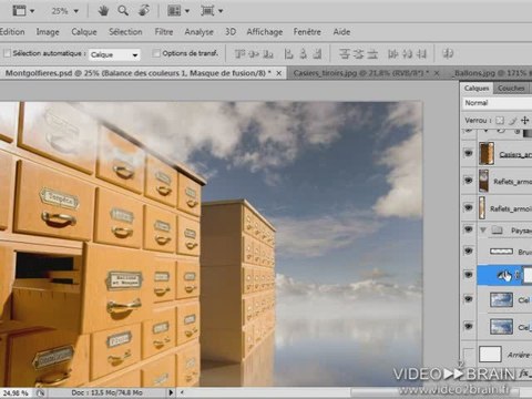 Photoshop CS4 : retoucher la couleur du ciel