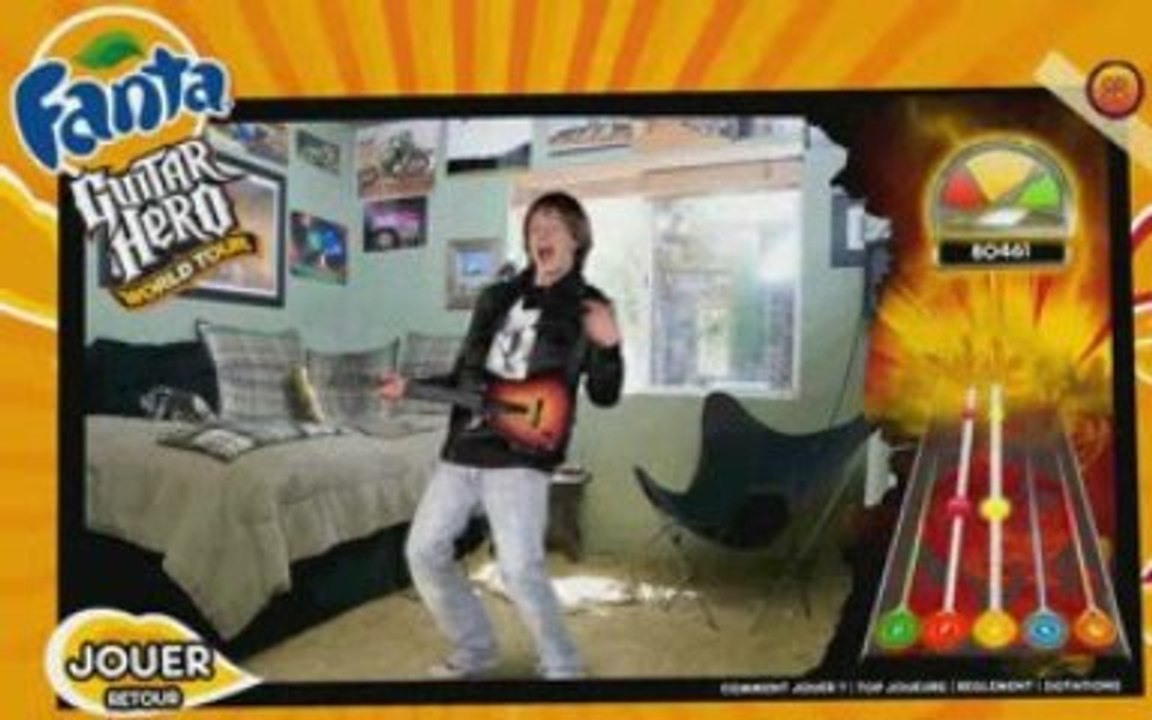 Fanta Guitar Hero Wolrd Tour Crotus Guitare 107552 points