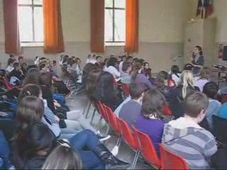 Jocelyne SAUVARD rencontre les Collégiens Fertois