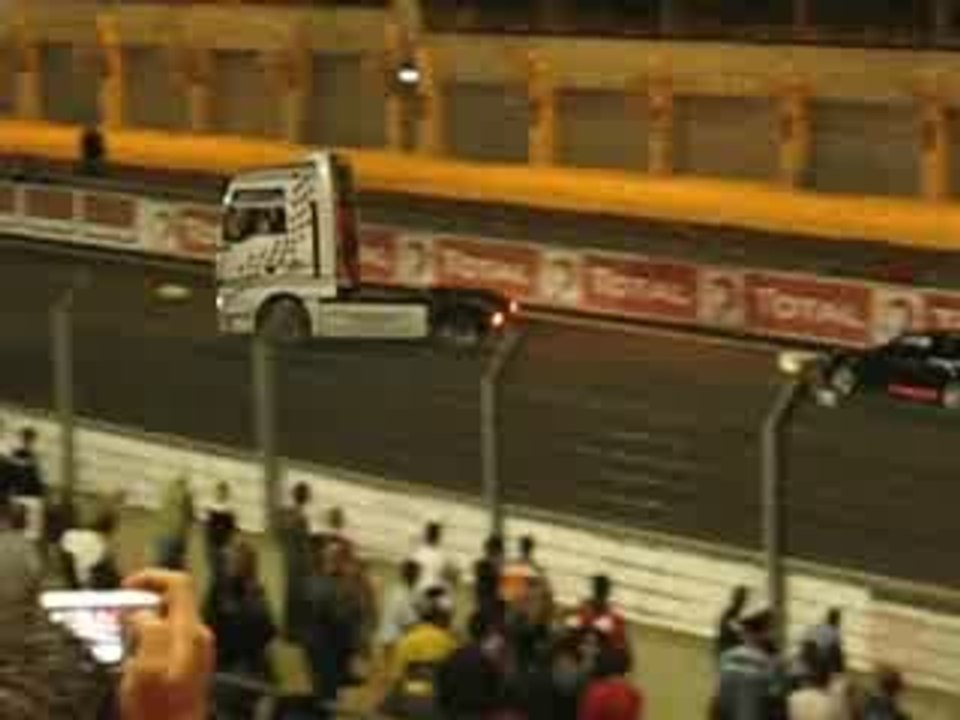 camion en traver avec bmw