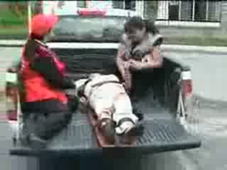 une Ambulance de fortune