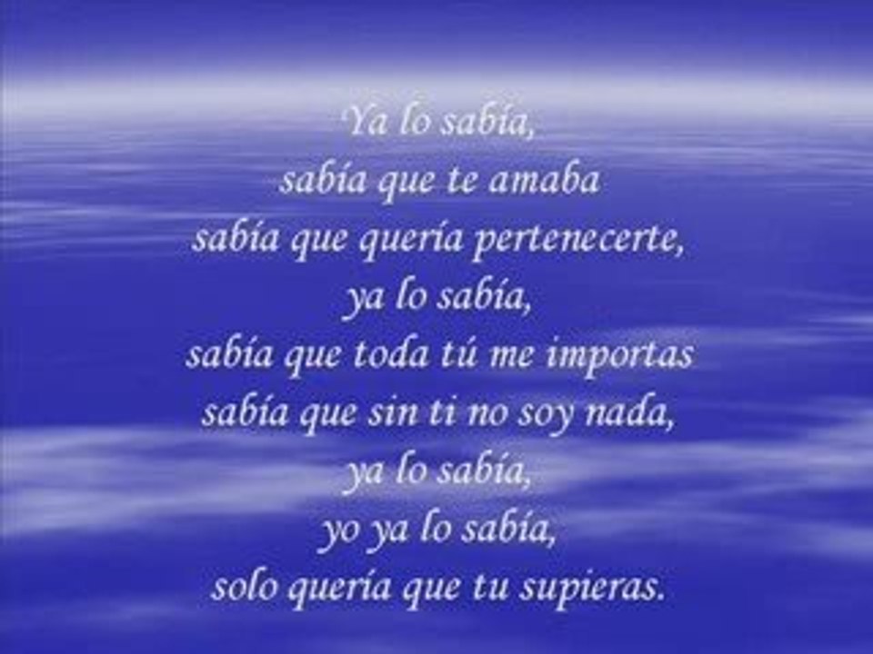 TE AMO
