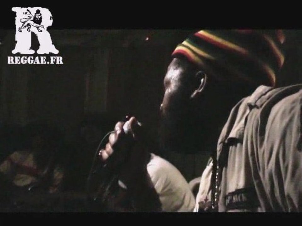 Fantan Mojah Studio Session Jamaica 2009