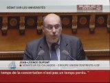 SEANCE,Question orale du Parti Socialiste sur les universités