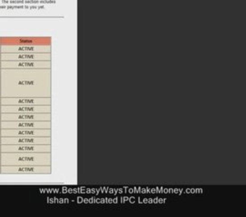 Evidence of success IPC Instant Cash,Easy Ways To Make Money