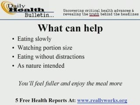 Eating too fast linked to weight gain