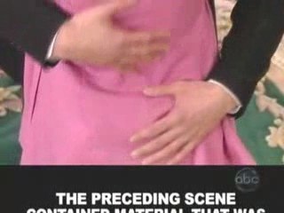 George Bush gets frisky