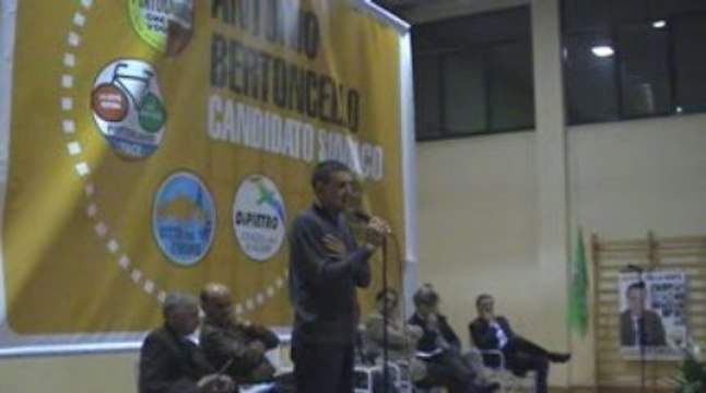 Parla Roberto Trevisan lista Italia dei valori